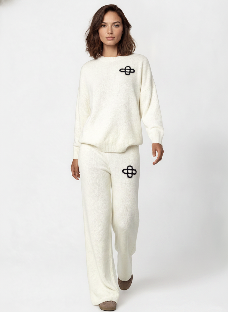 Ivory Signature Knit Co-ord