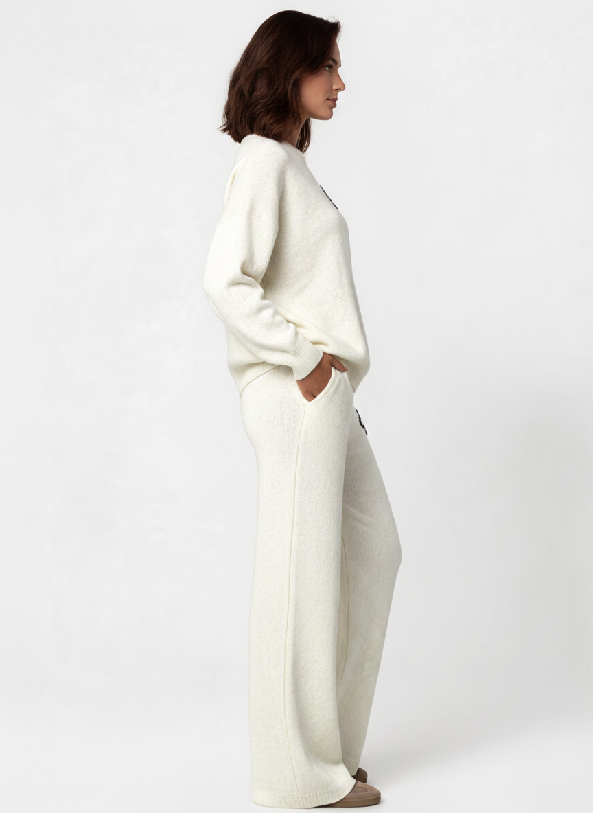 Ivory Signature Knit Co-ord