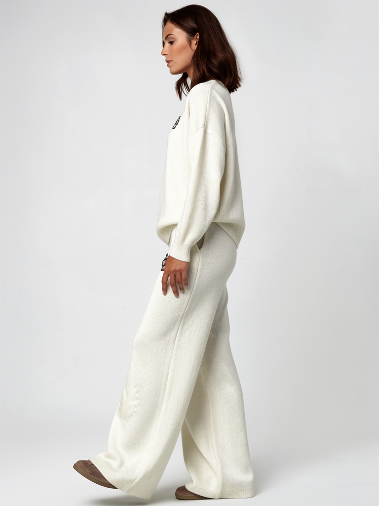 Ivory Signature Knit Co-ord