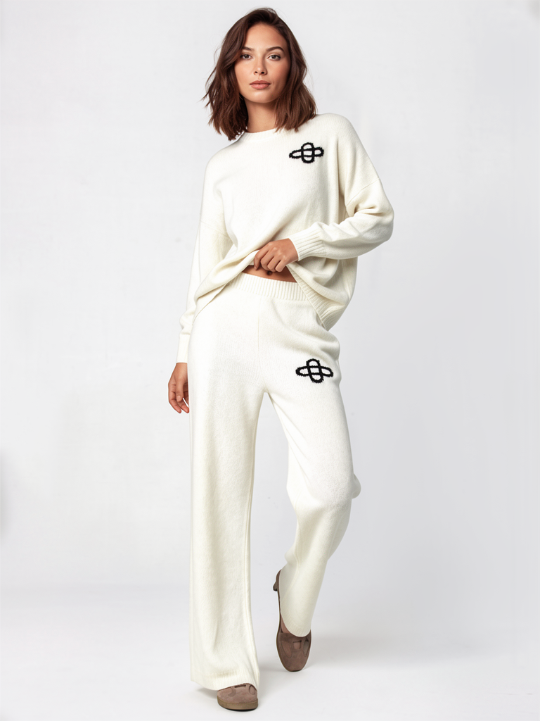 Ivory Signature Knit Co-ord