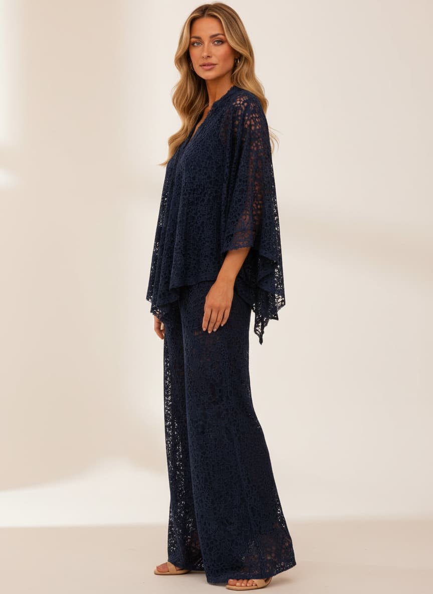 Lace Cape Co-ord Set