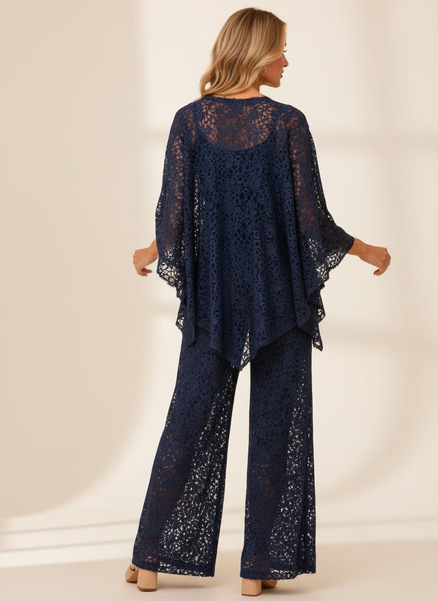 Lace Cape Co-ord Set