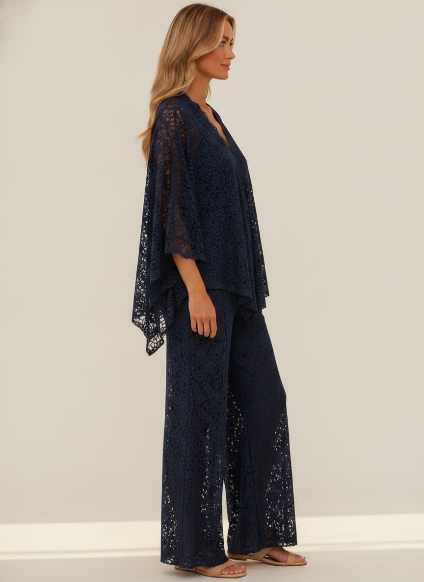 Lace Cape Co-ord Set