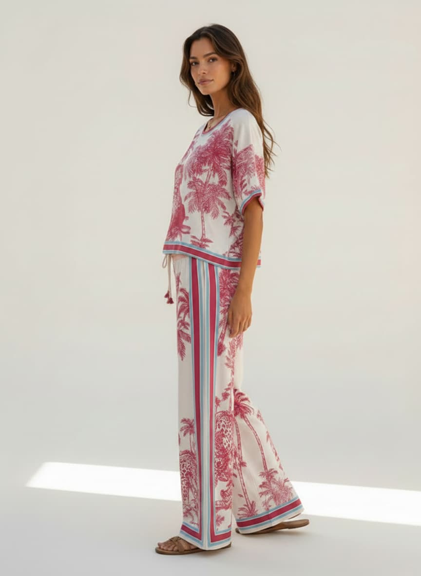 Safari Toile Lounge Co-ord