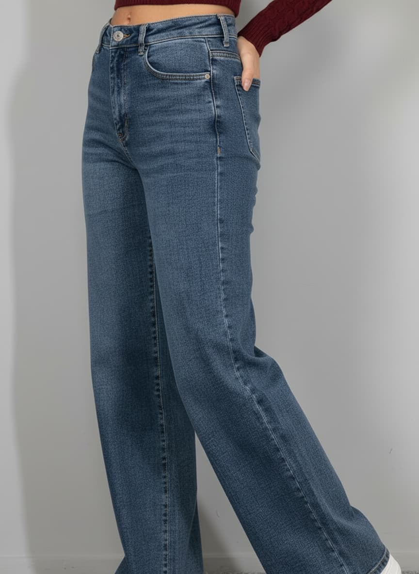 The Classic Wide-Leg Jeans