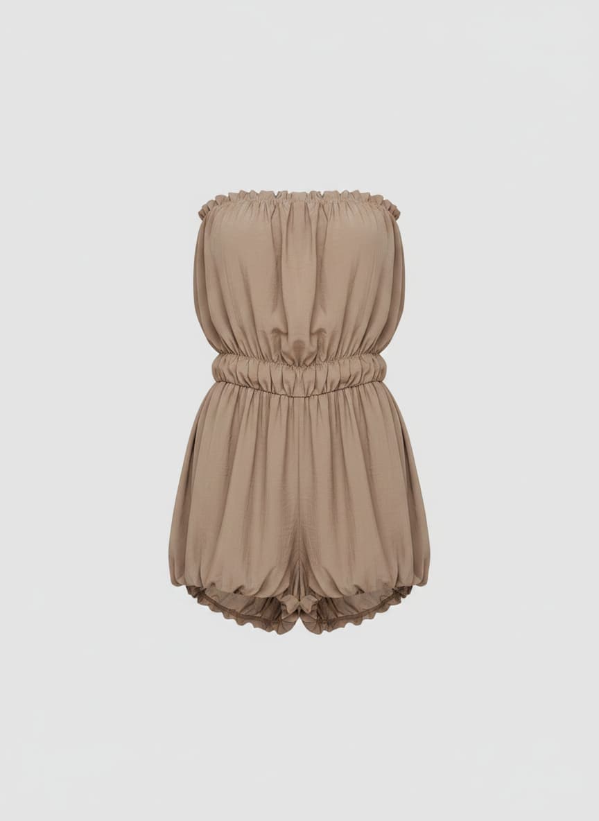 Cloud Strapless Playsuit