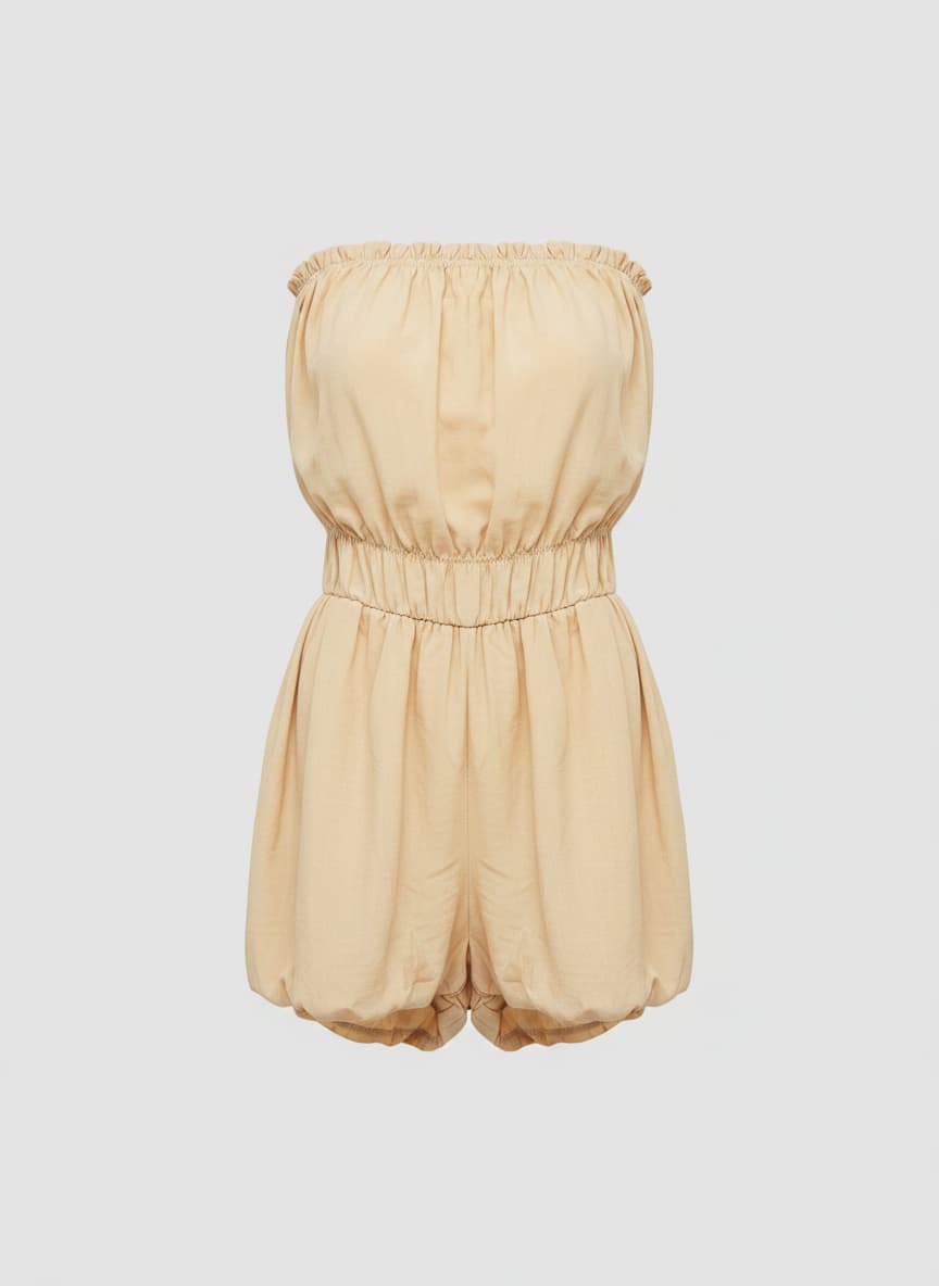 Cloud Strapless Playsuit